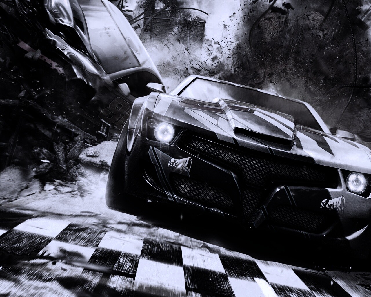 Из игры Split Second обои