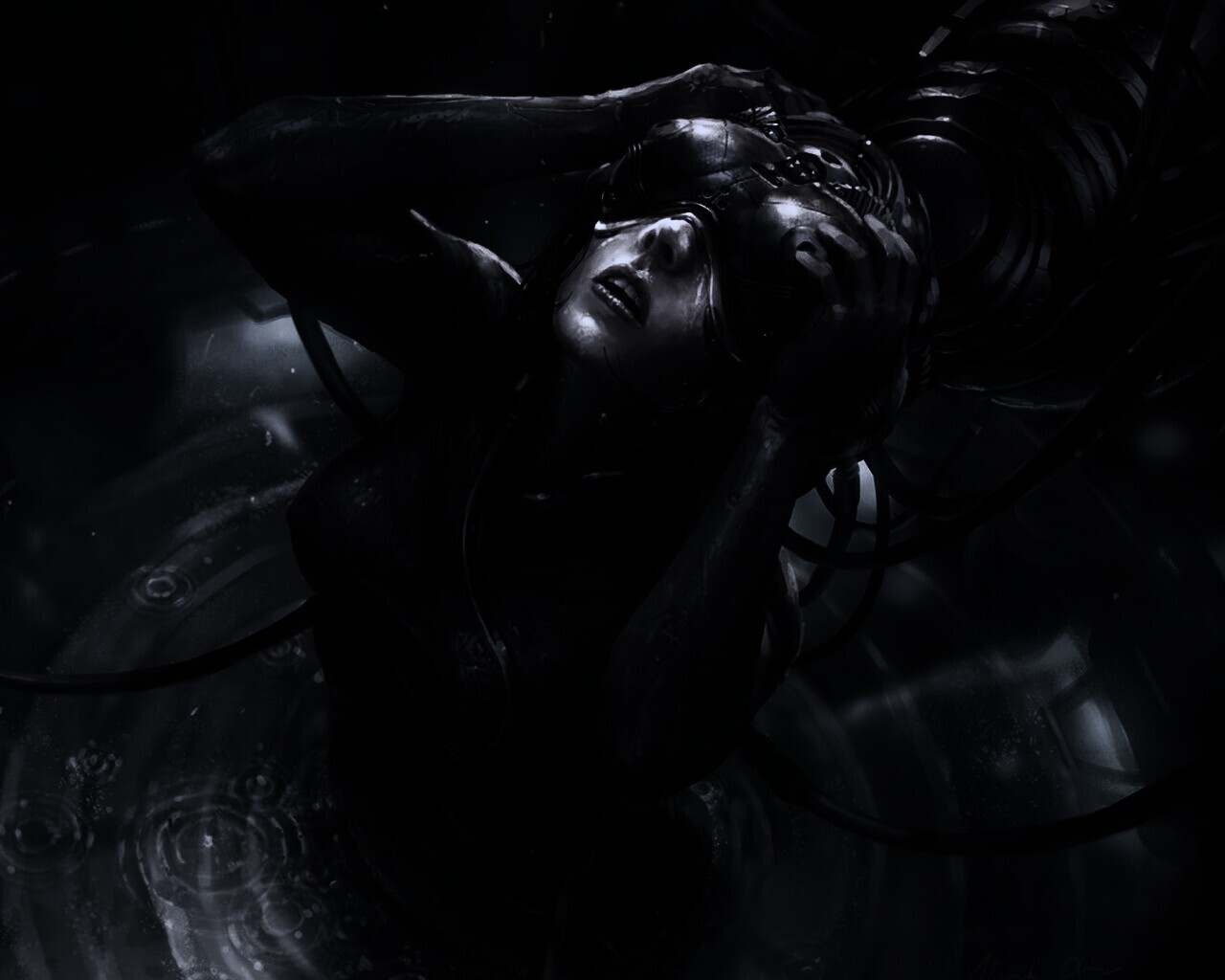 Подключенная к матрице обои