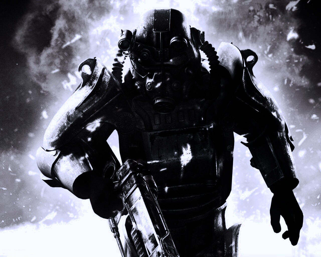 Солдат Братства Стали обои