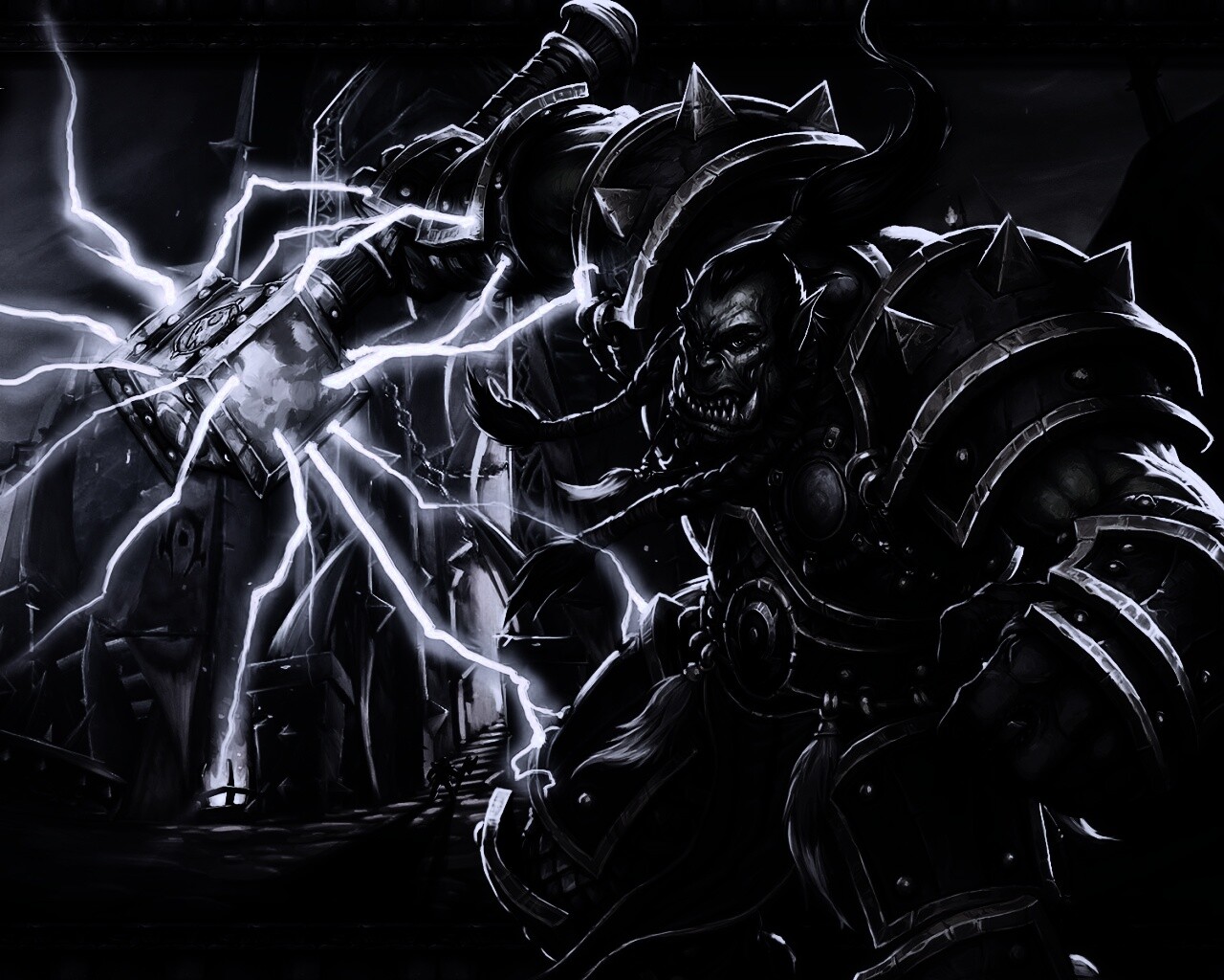 Орк из WOW обои