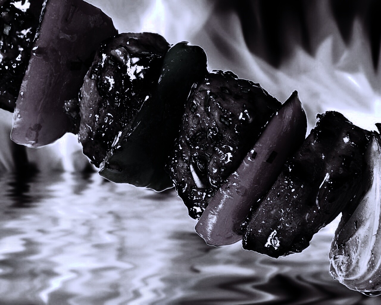 Сочный шашлычок обои