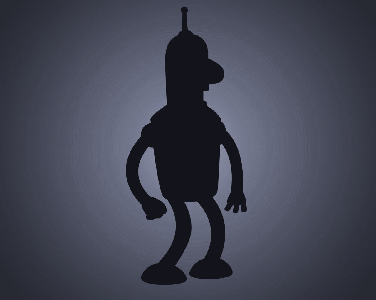 Силуэт Бендера обои