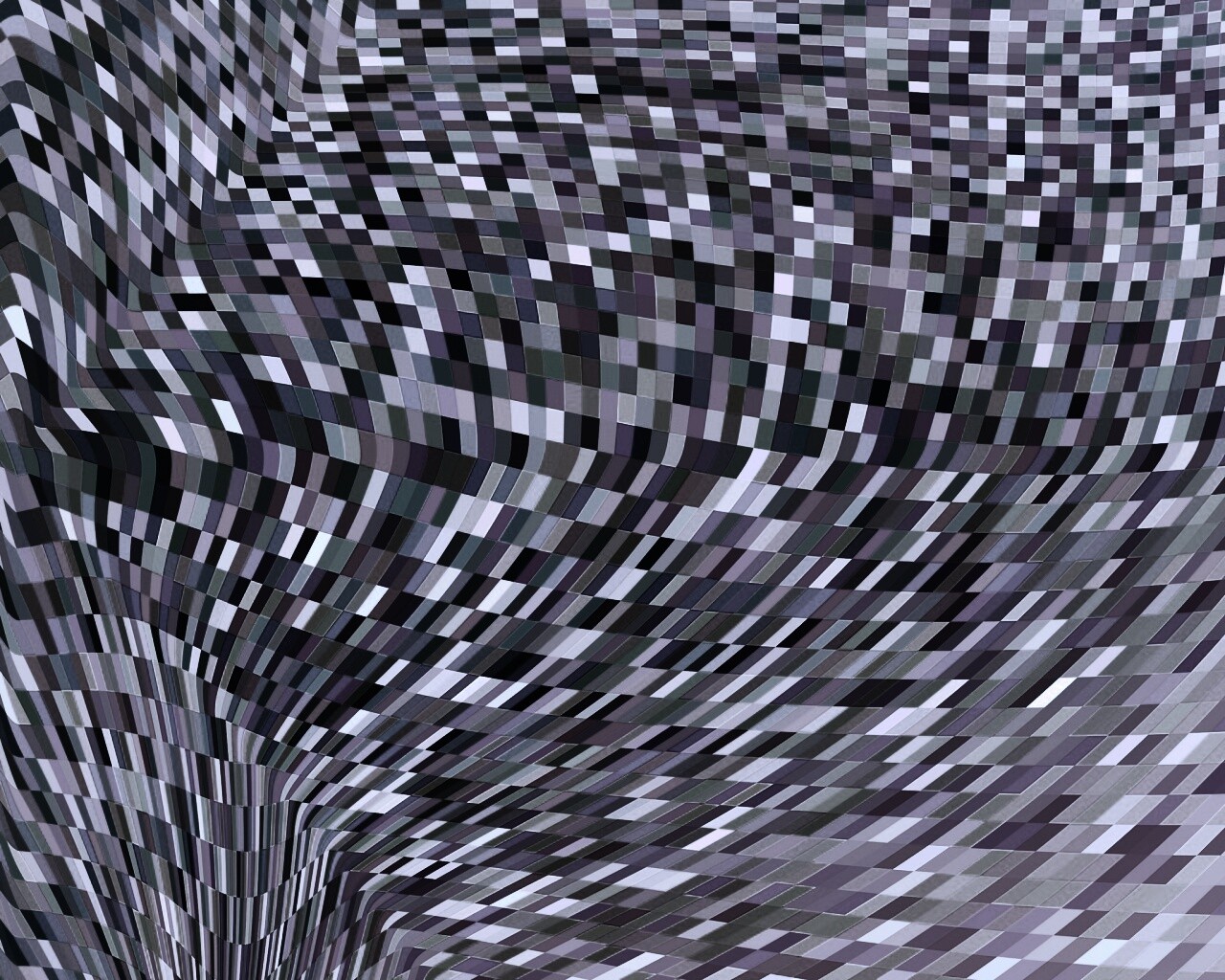 Пиксельная воронка обои