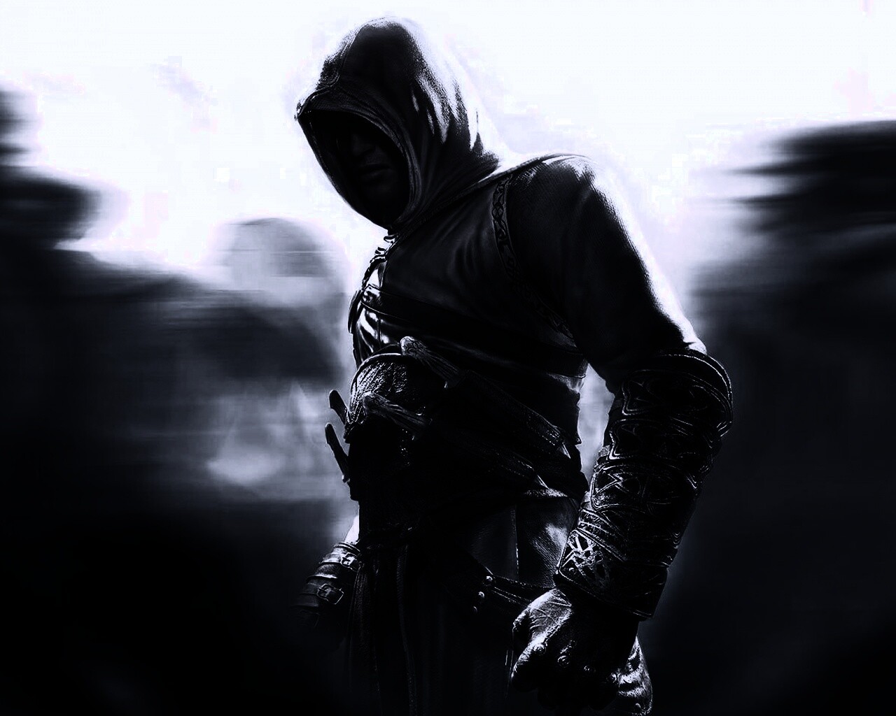 Ассасин в толпе обои