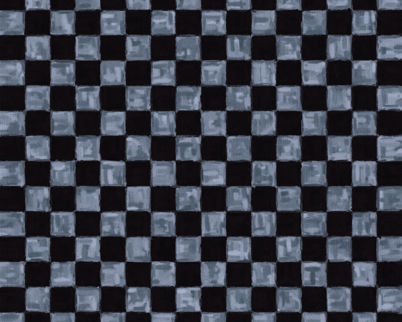 Рисованные красно-голубые клетки обои