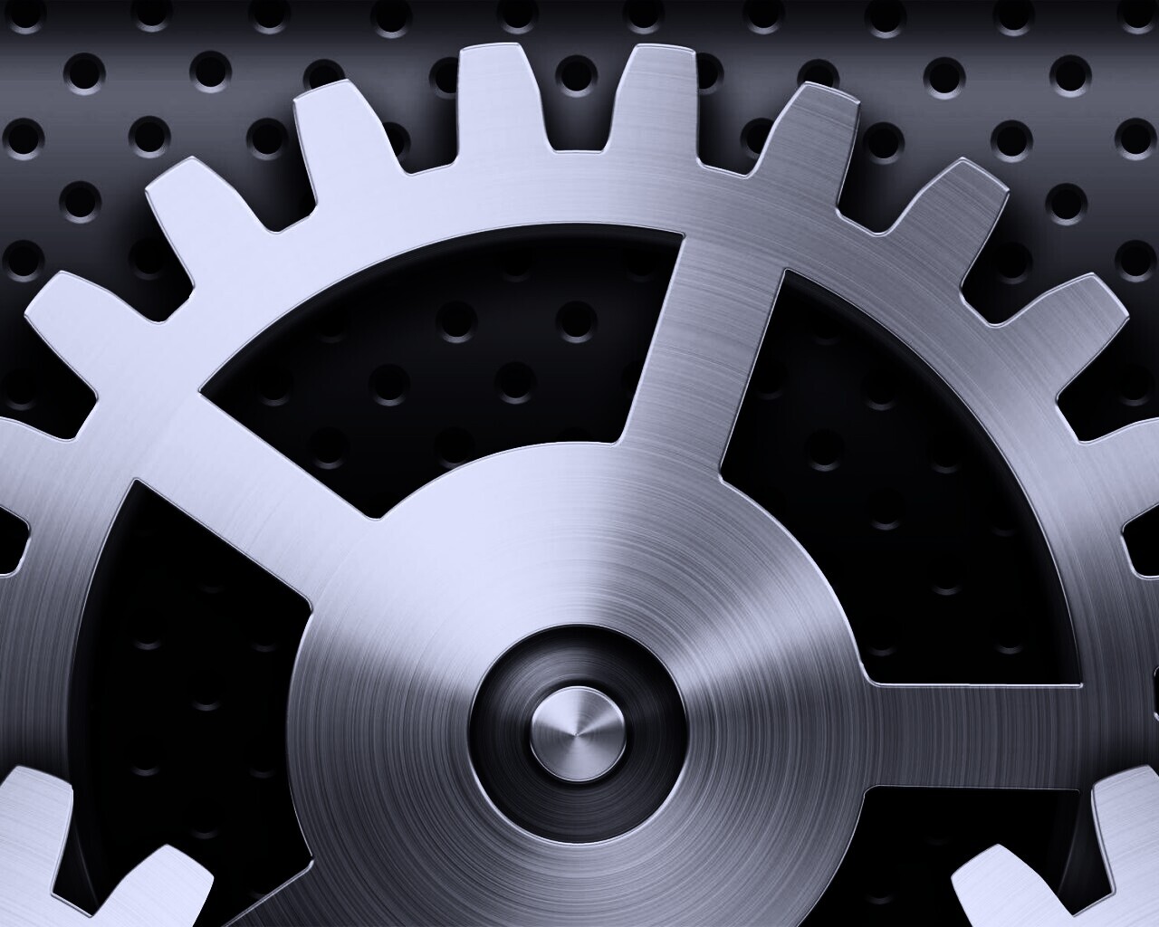 Серебреная шестерня обои