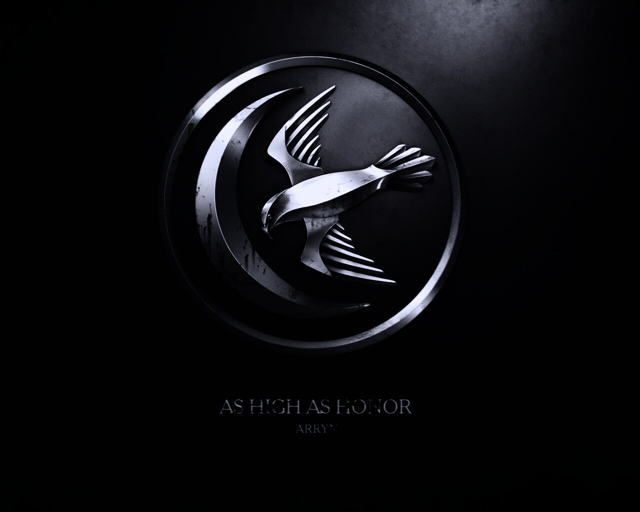 Металлический герб дома Аррен обои