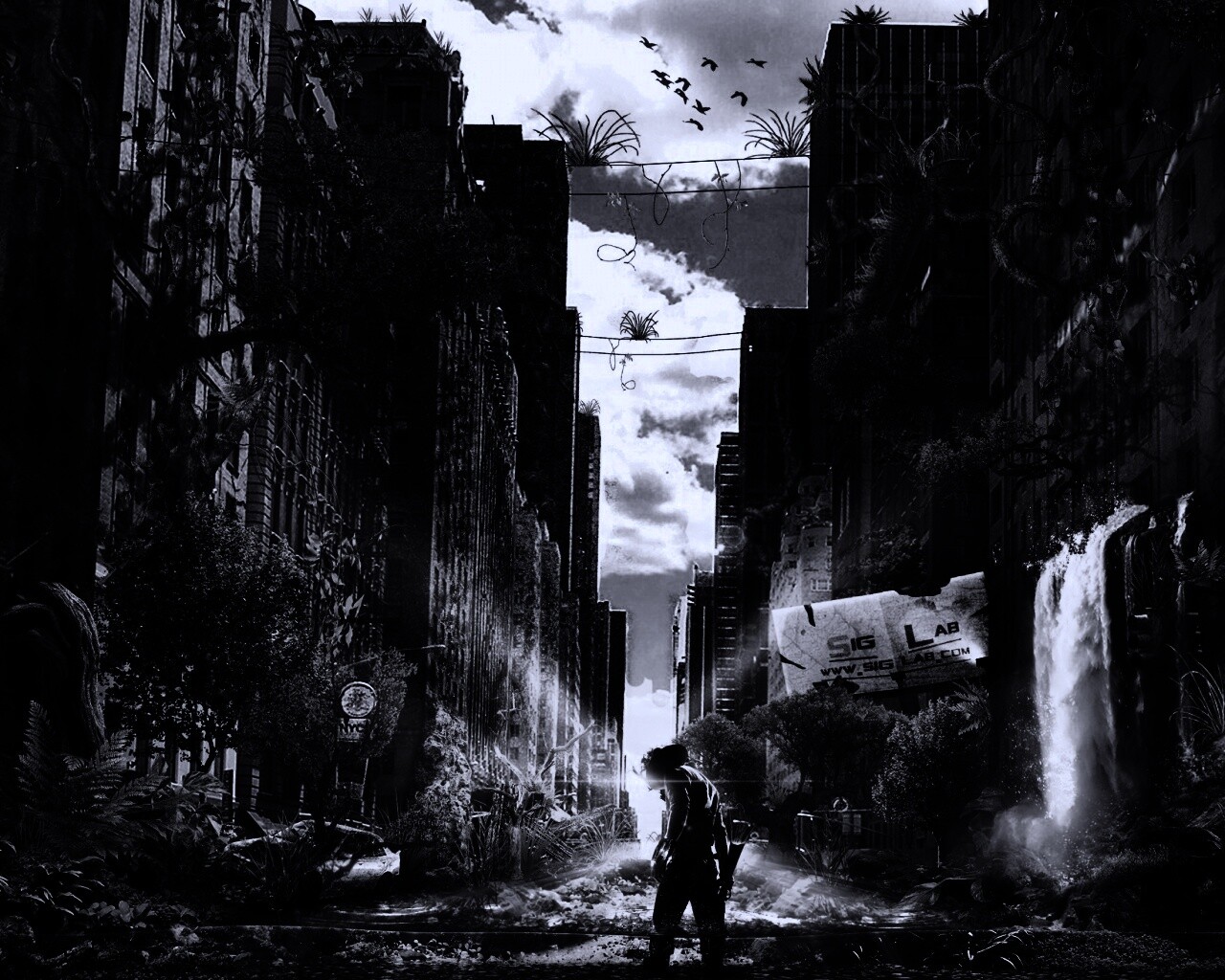 Постапокалиптический мир обои