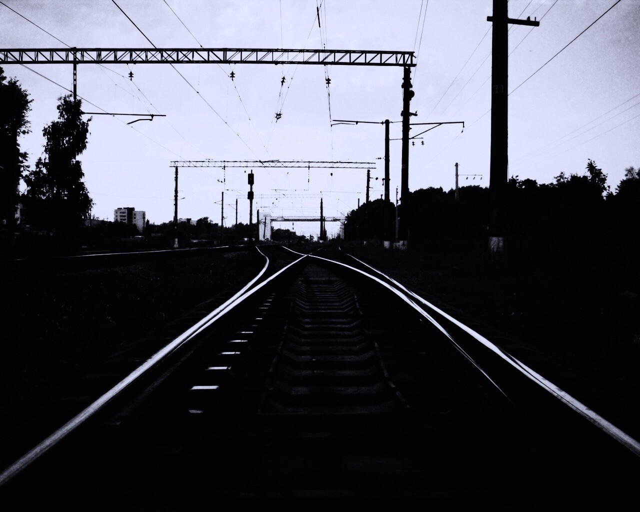 Железнодорожные пути обои