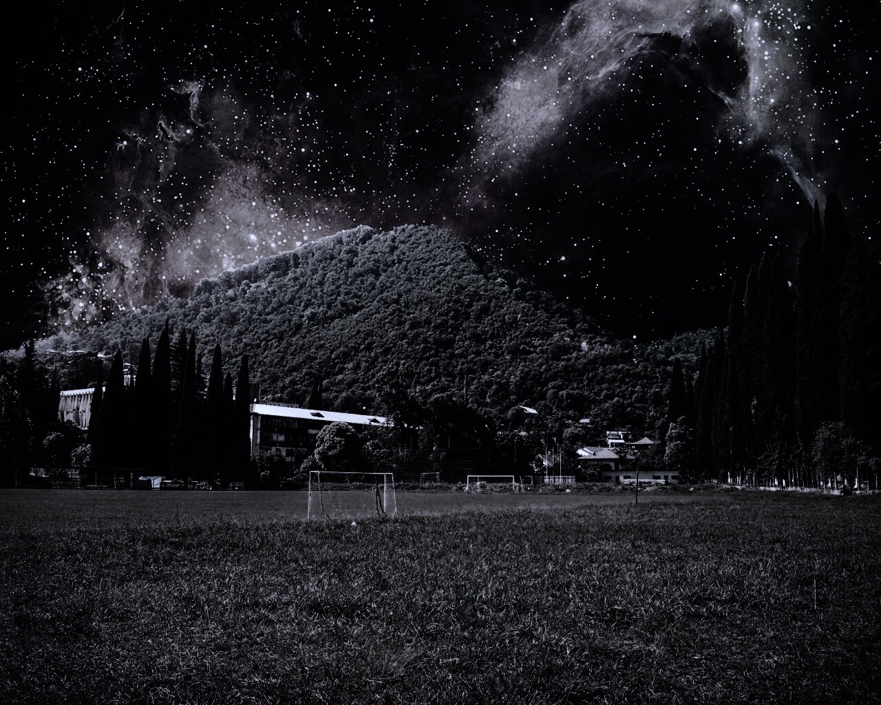 Под удивительным небом обои