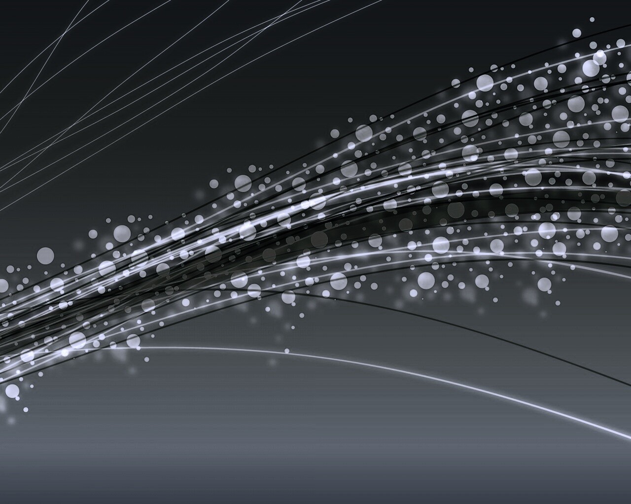 Пучок световых линий обои