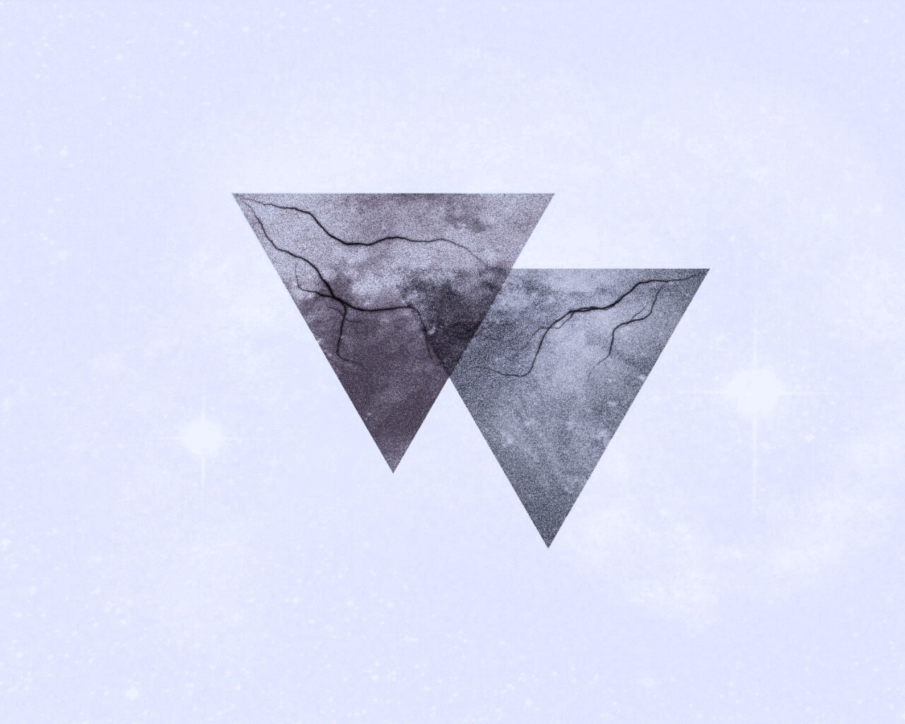 Минималистичные треугольники обои