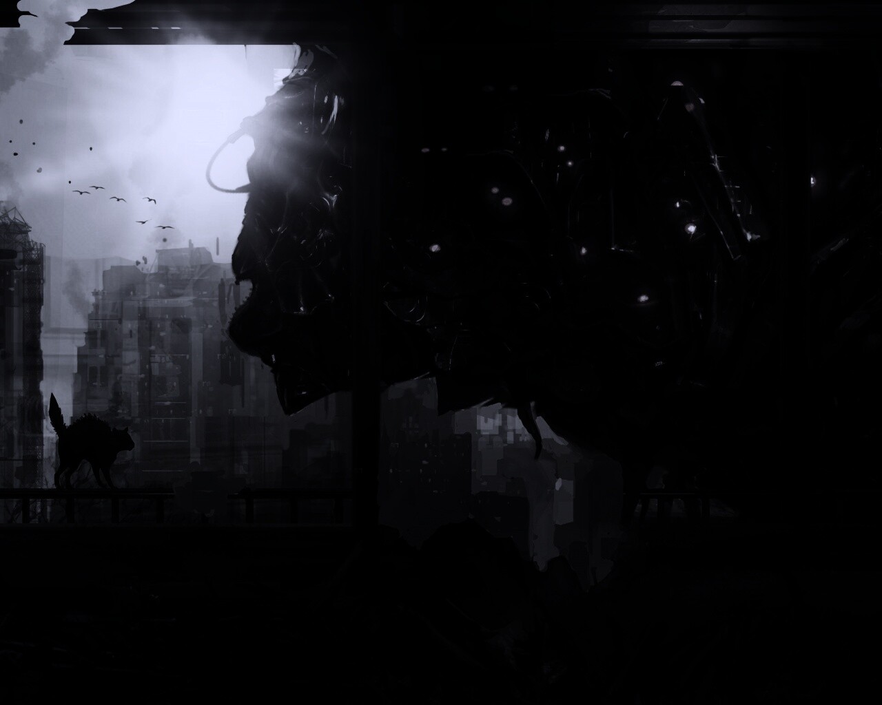 Кошкино удивление обои