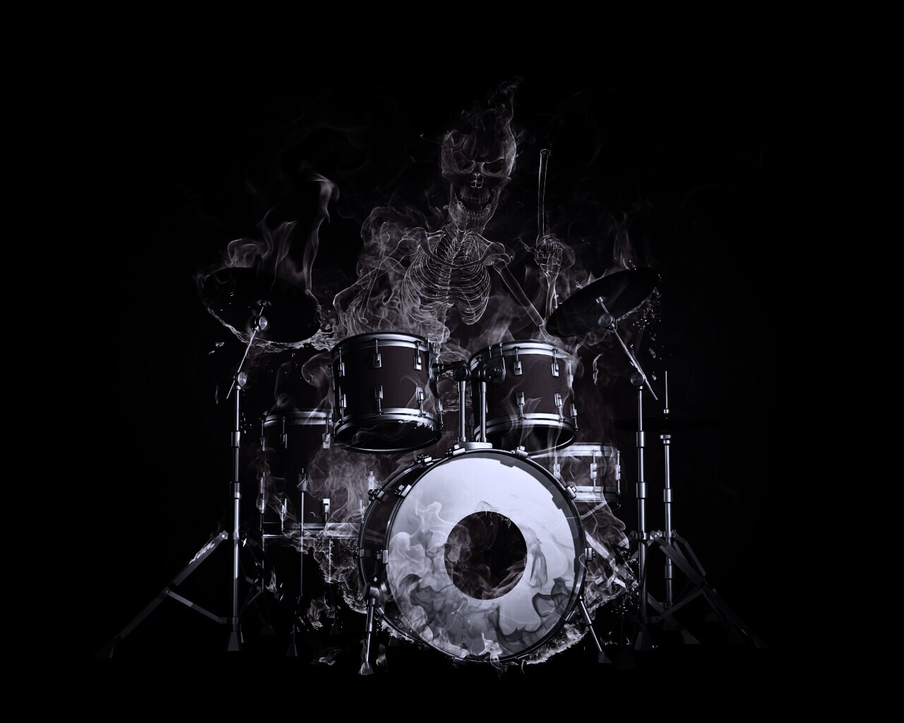 Огненный барабанщик обои