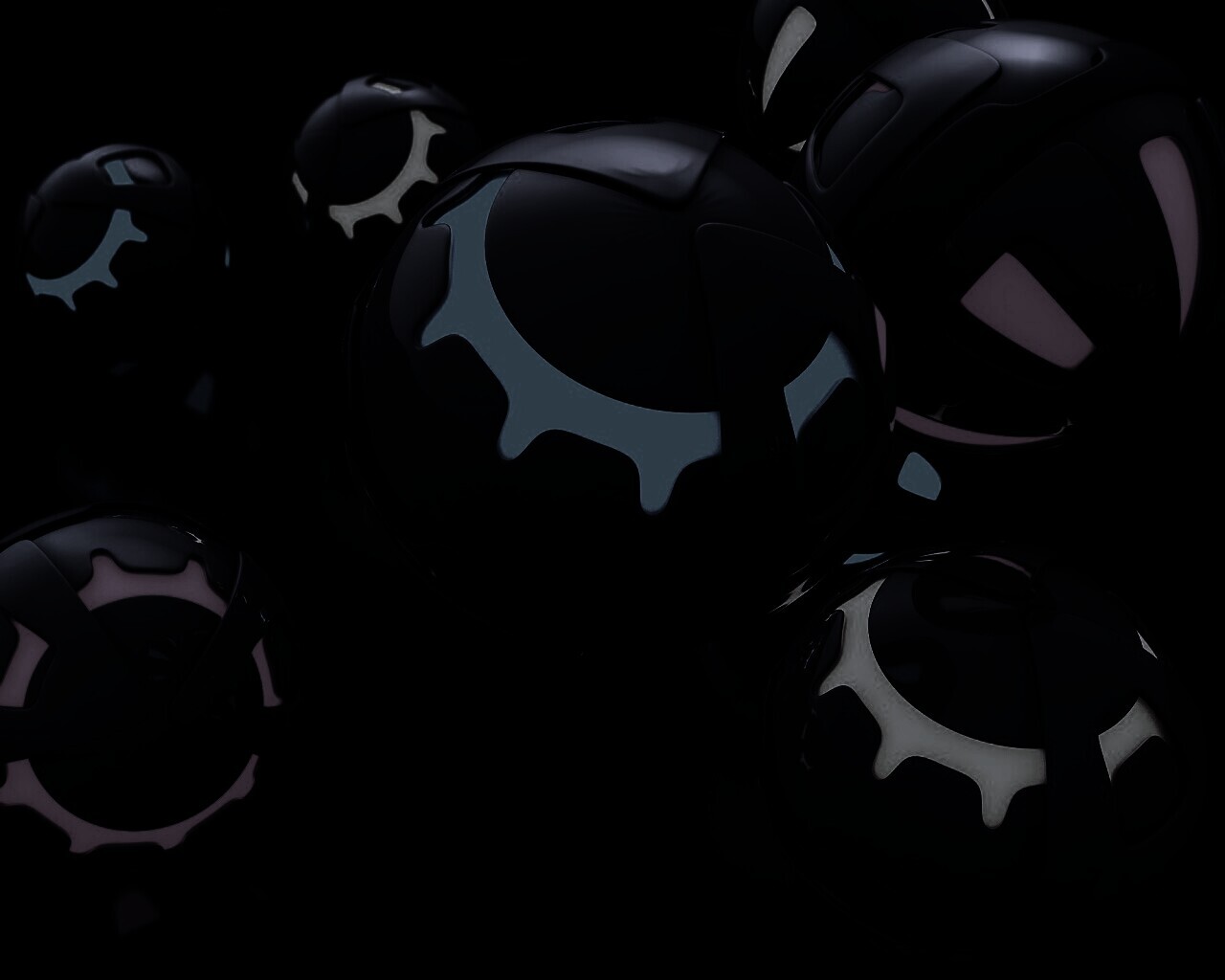 Трёхмерные шары обои