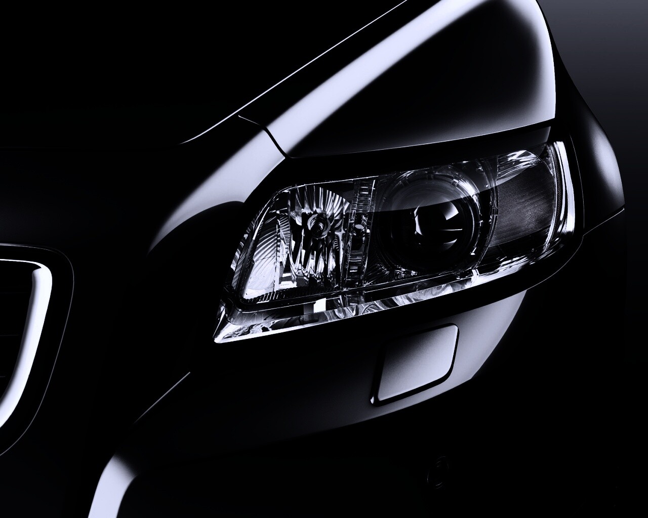 Автомобильная фара обои