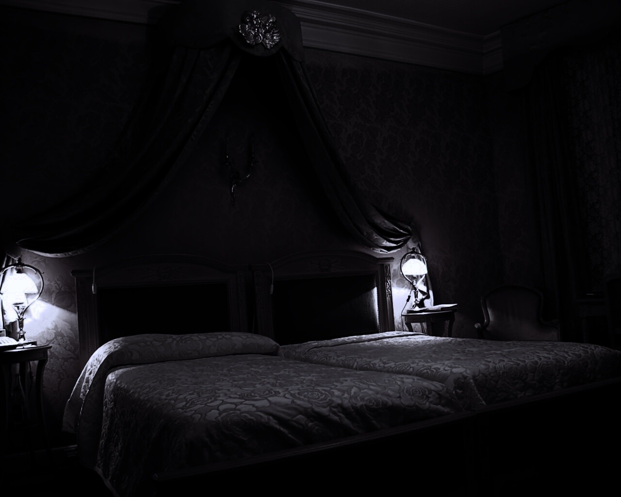 Спальня обои