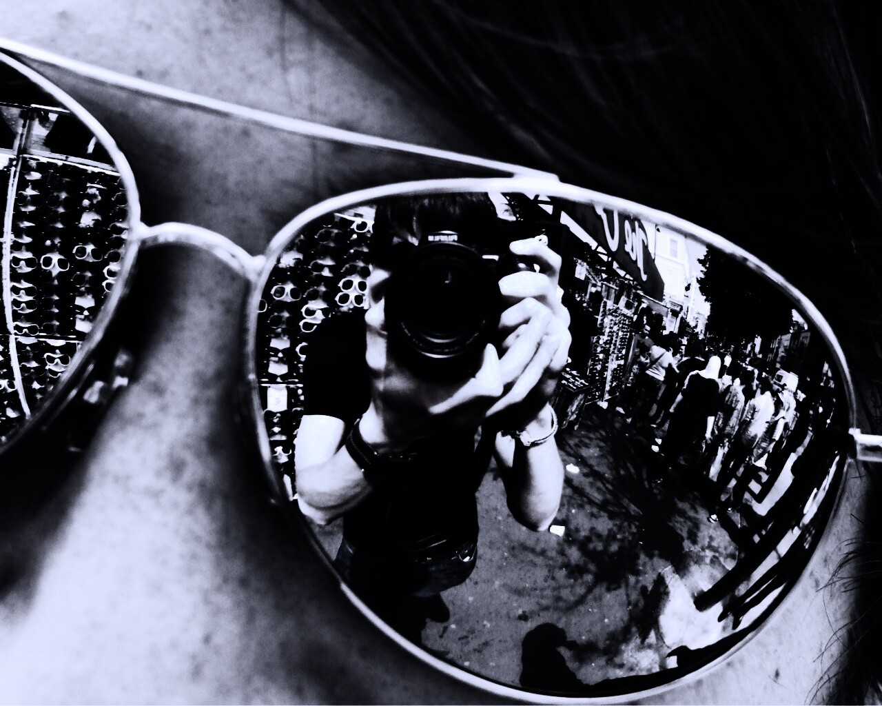 В очках обои