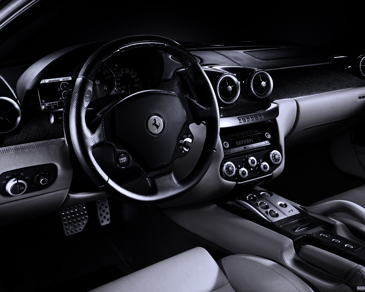 Салон феррари обои