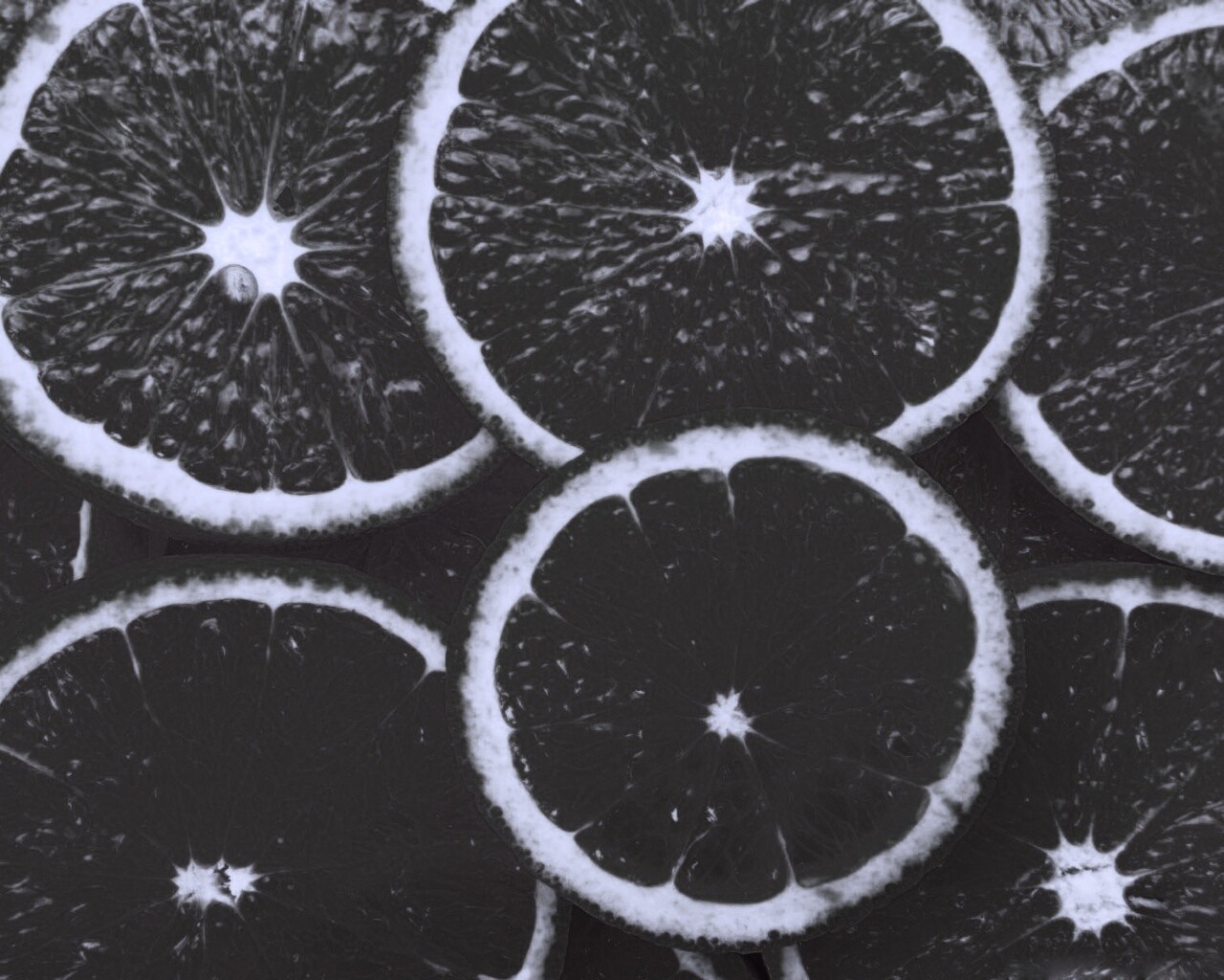 Апельсиновые дольки обои