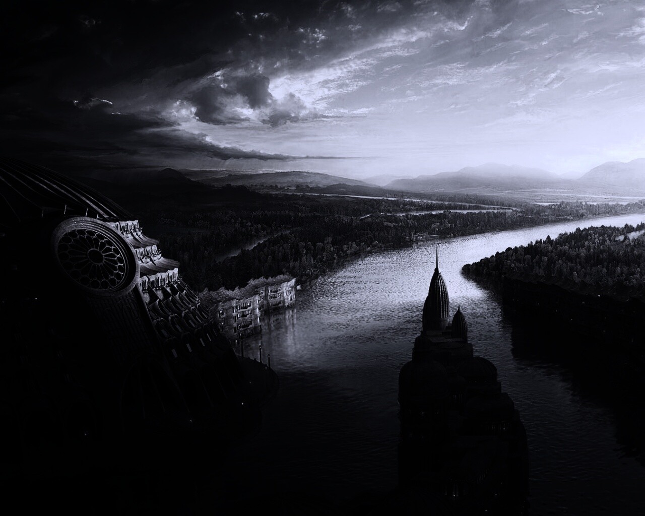 Древний город обои