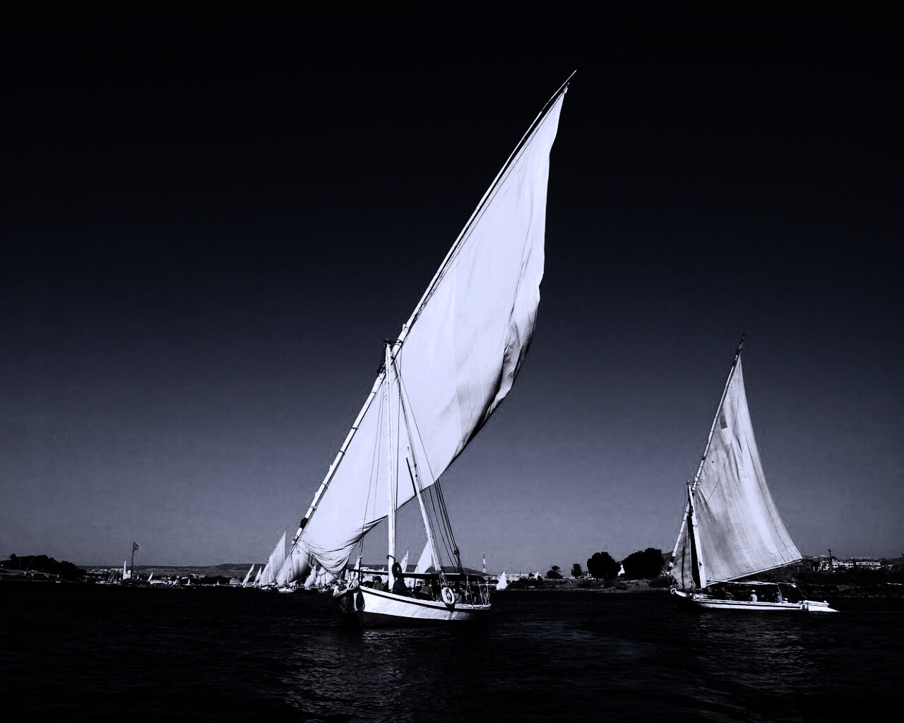 Под парусами обои