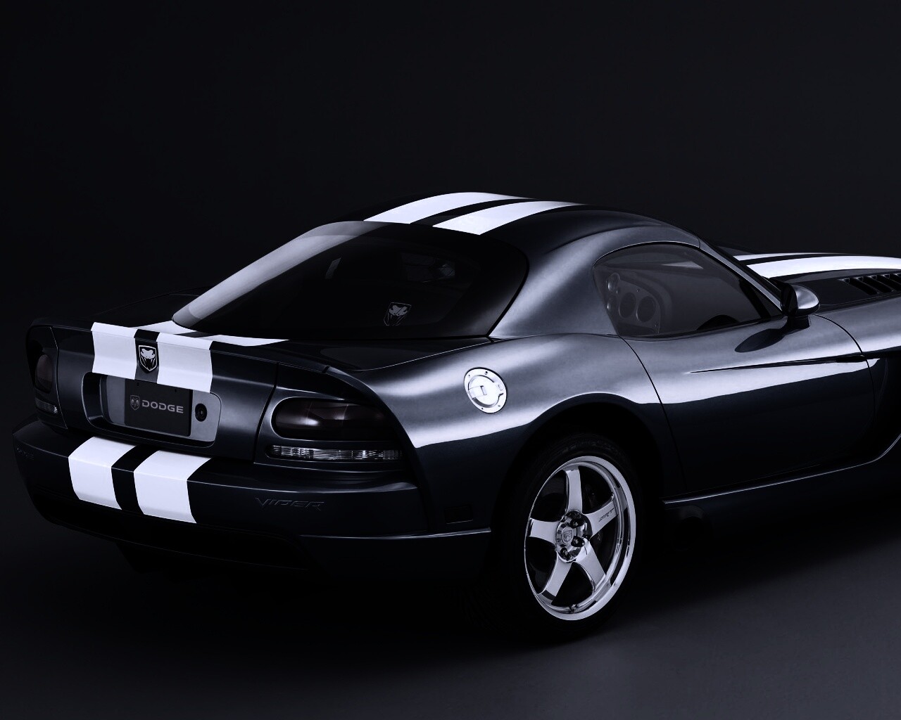 Синий Dodge Viper обои