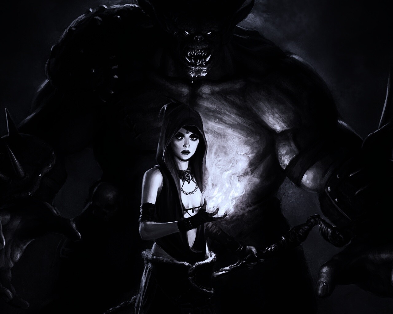 Морриган и порождение зла обои