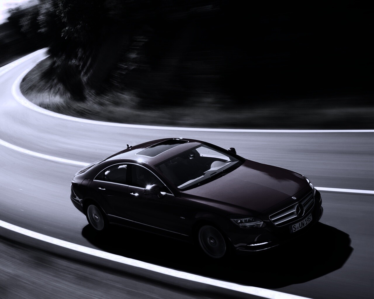 Mercedes CLS 550 обои