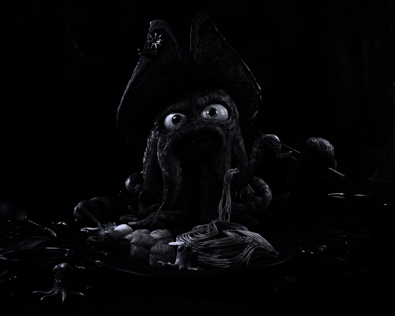 Мультяшный Дэви Джонс обои