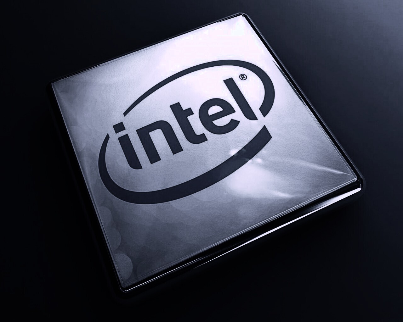 Логотип Intel обои