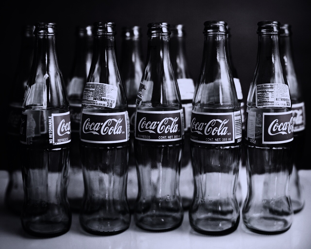 Бутылки Кока Колы обои