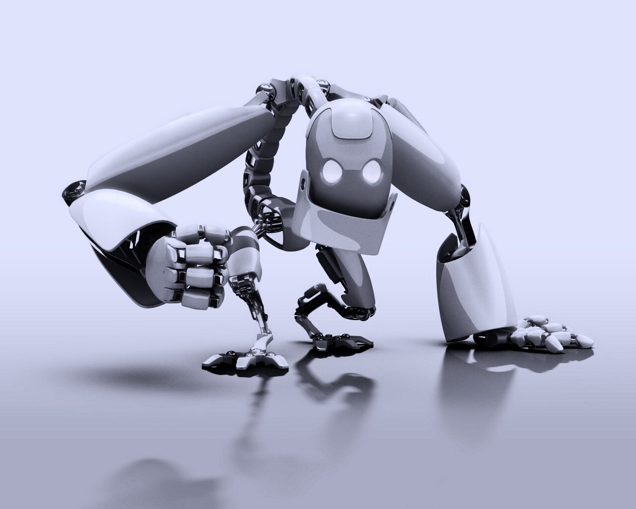 Крадущийся робот обои