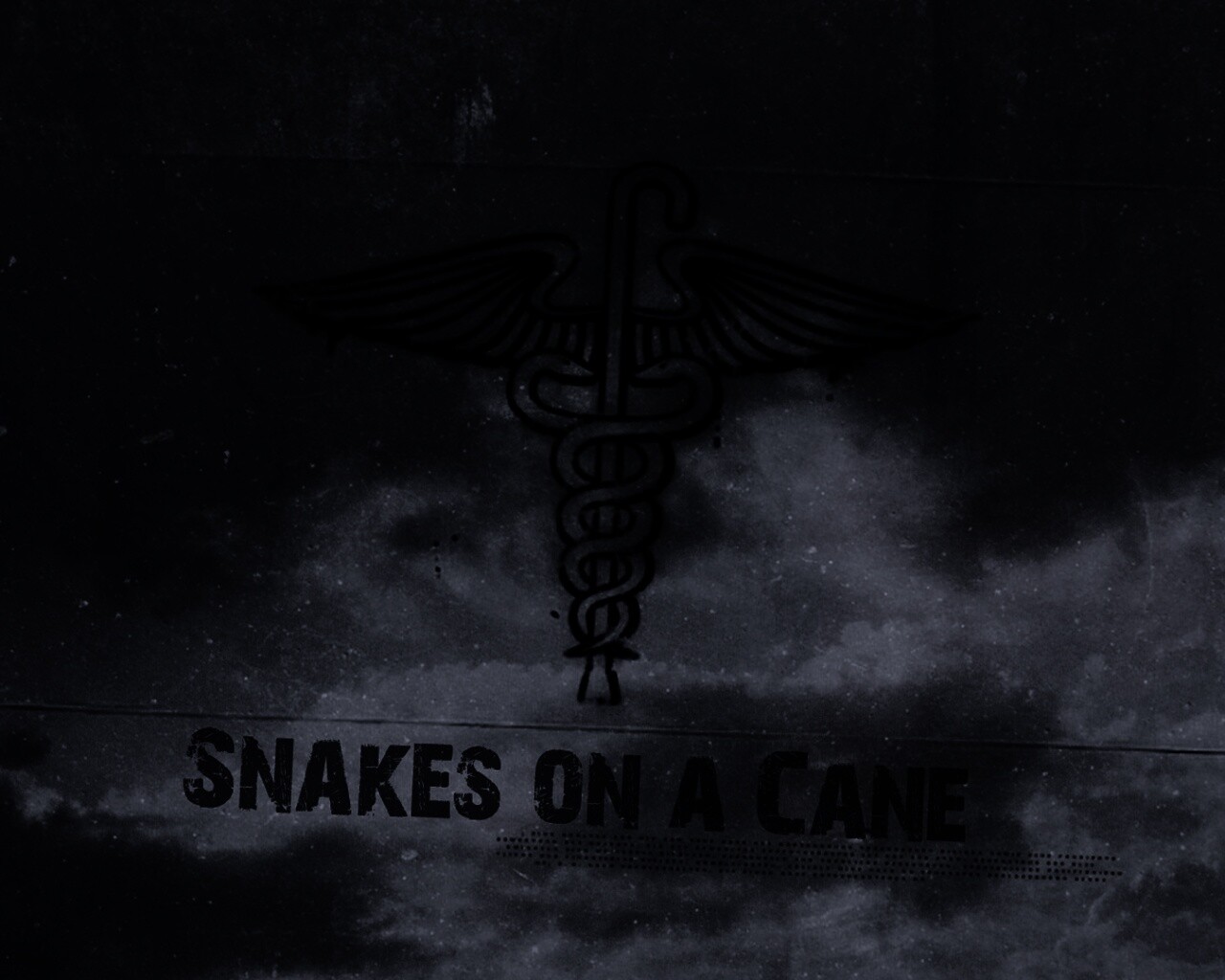 Змеи на трости обои