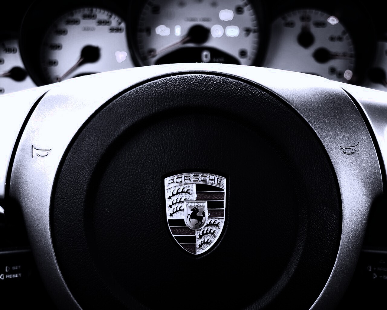 Руль Porshe обои