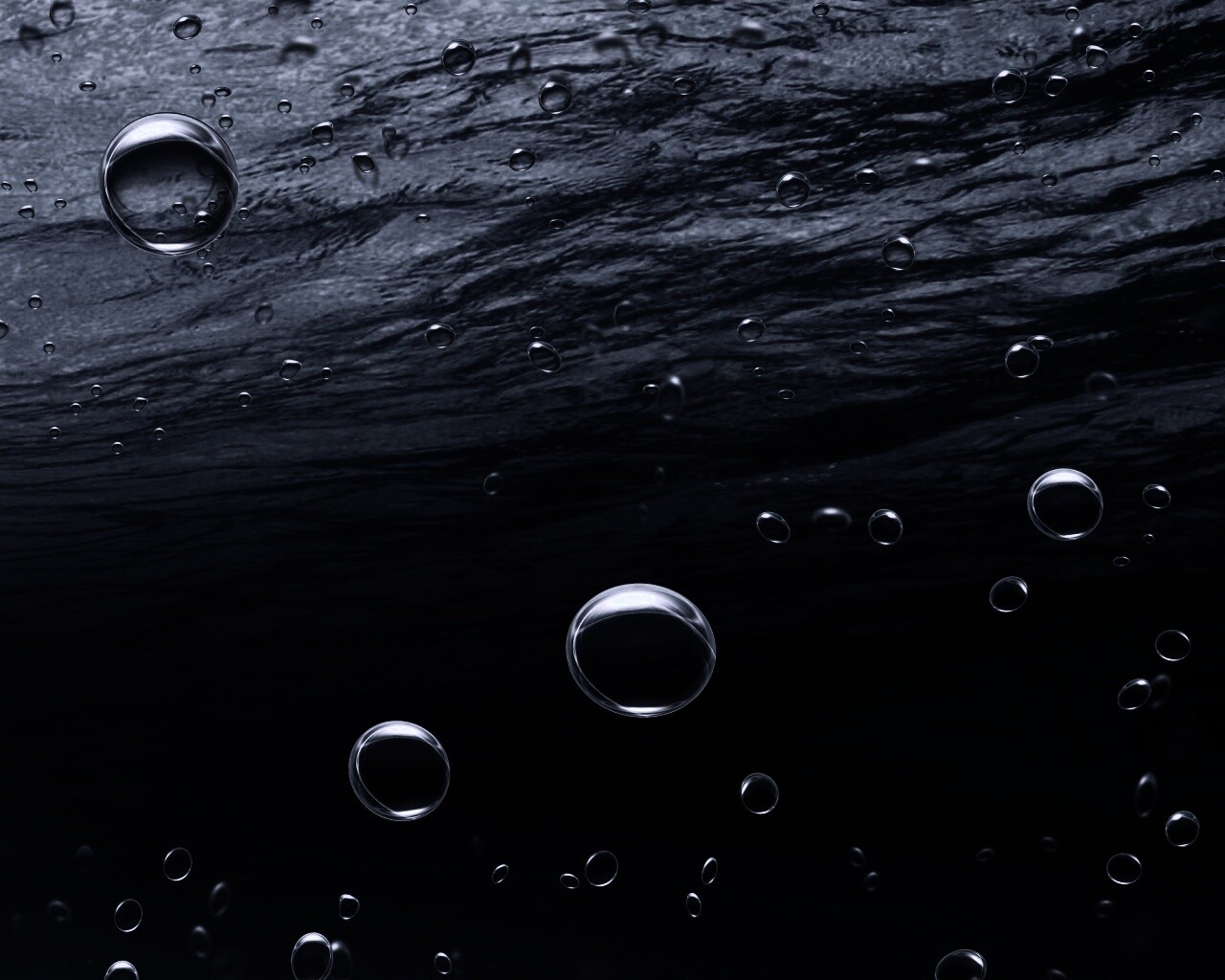 Пузыри под водой обои