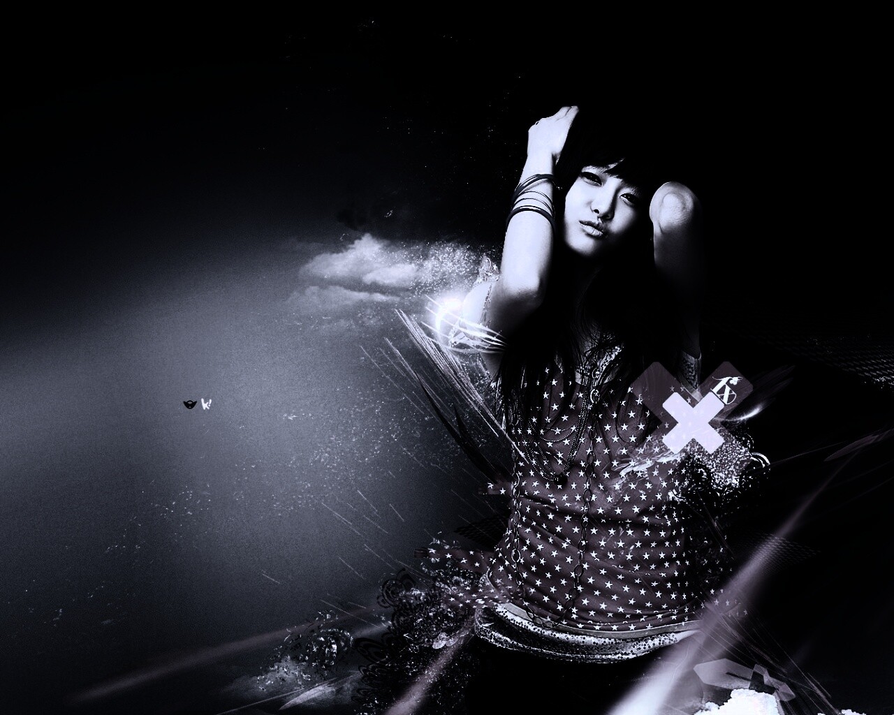 Гламурная китаянка обои