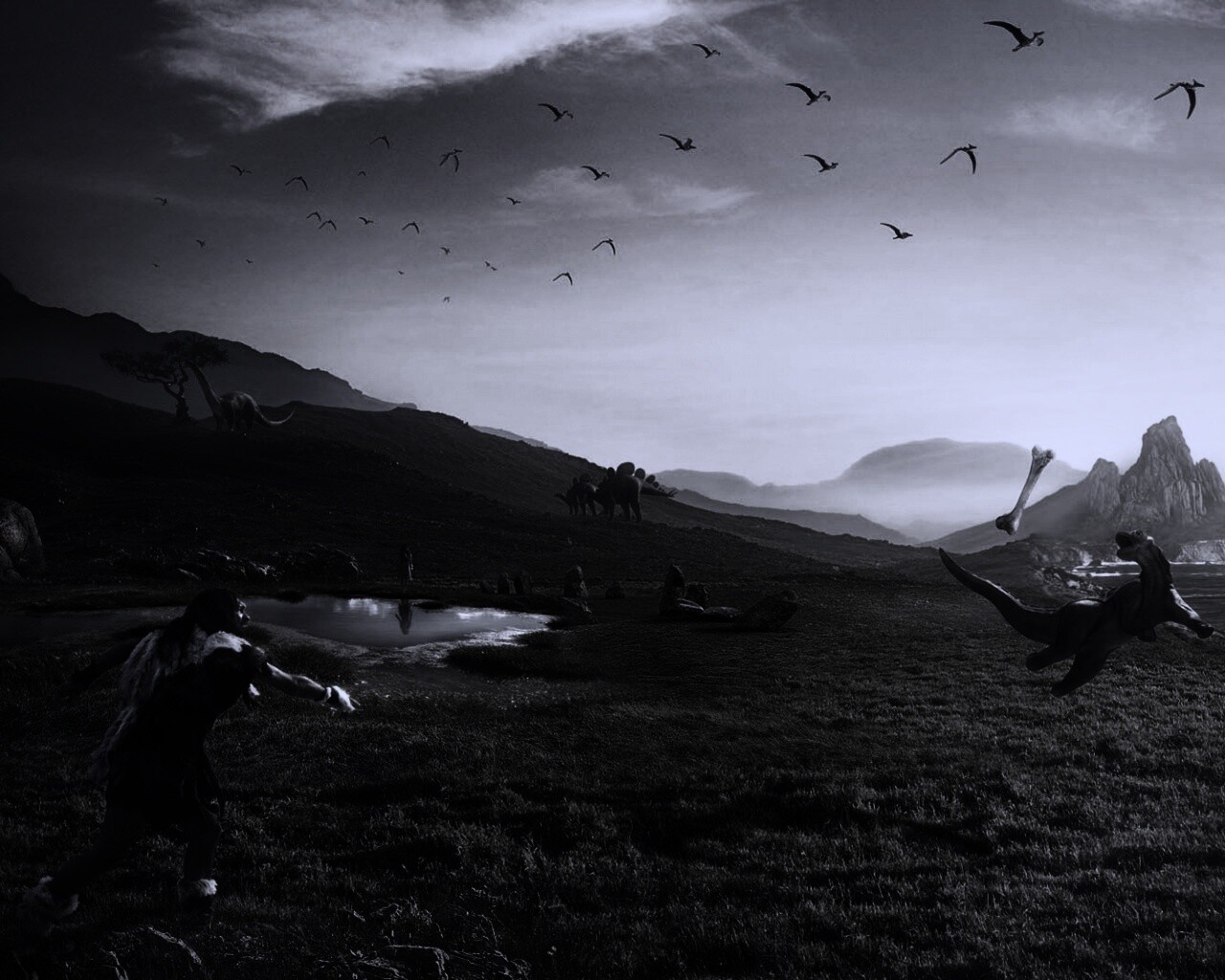 Доисторические игры обои