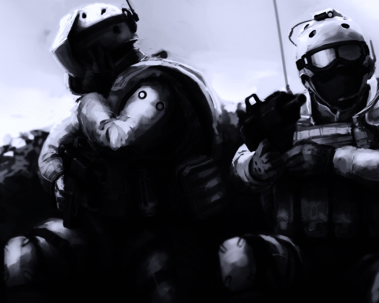 Спецназ в засаде обои