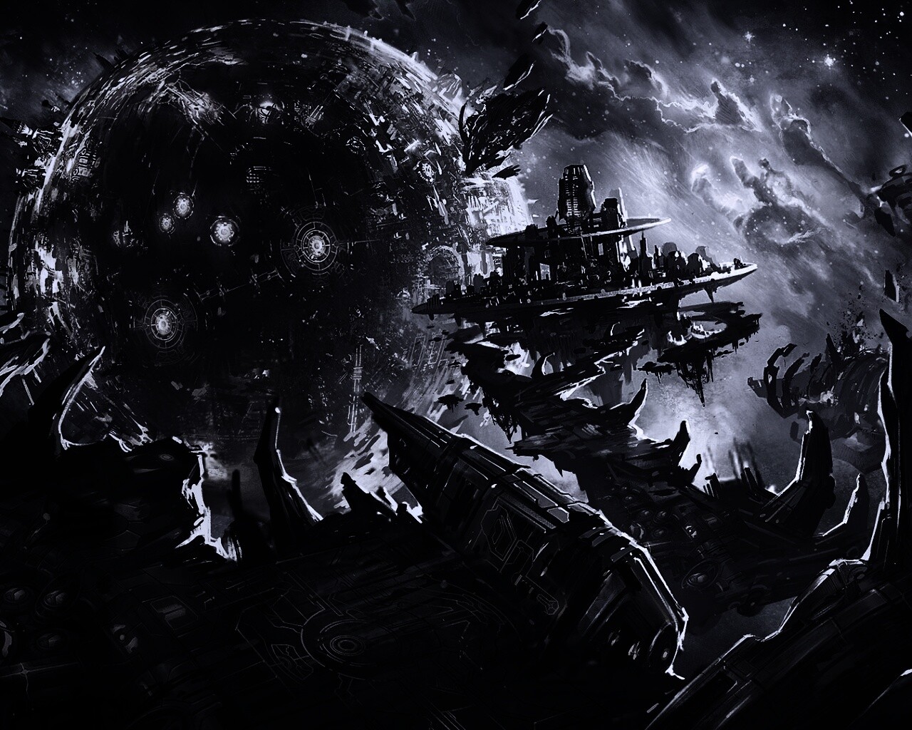 Фантастический пейзаж обои