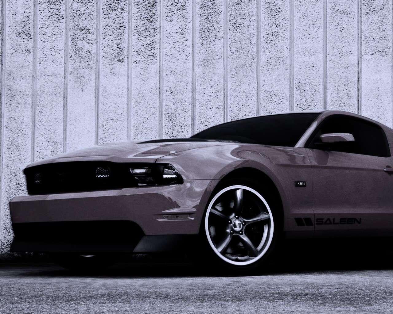 Красный Мустанг GT обои