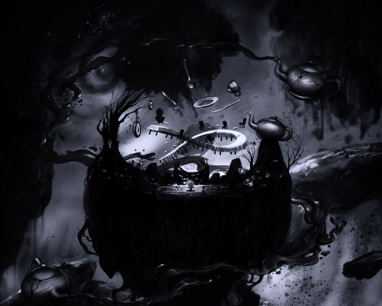 Алиса в стране чудес обои