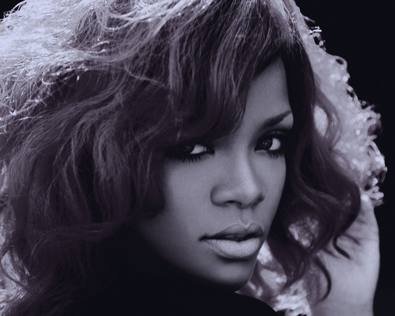 Огненная Рианна обои