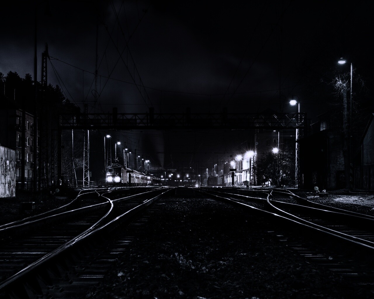 Железнодорожная станция обои