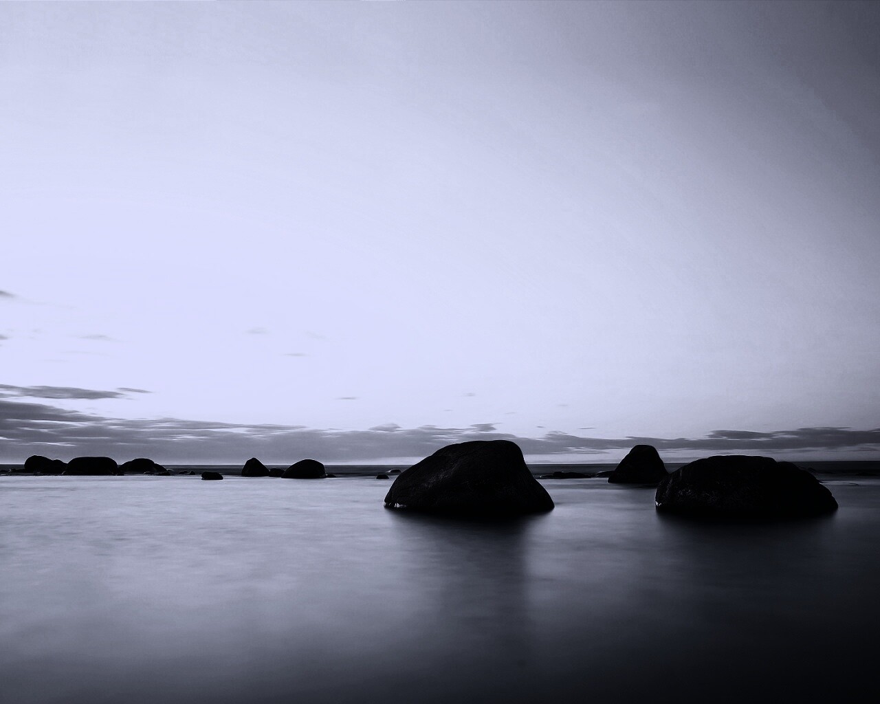 Небо и вода обои