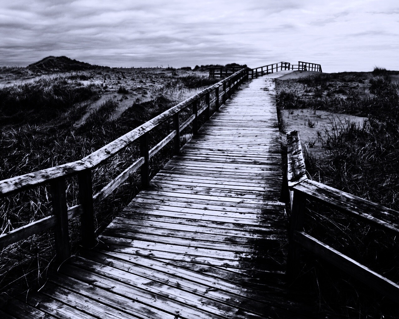 Деревянная дорога обои