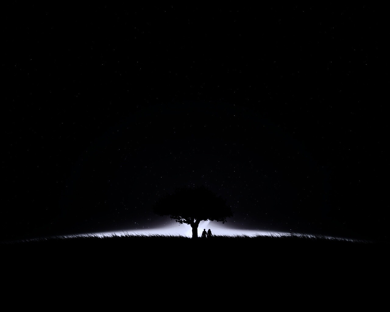 Звёздная ночь обои