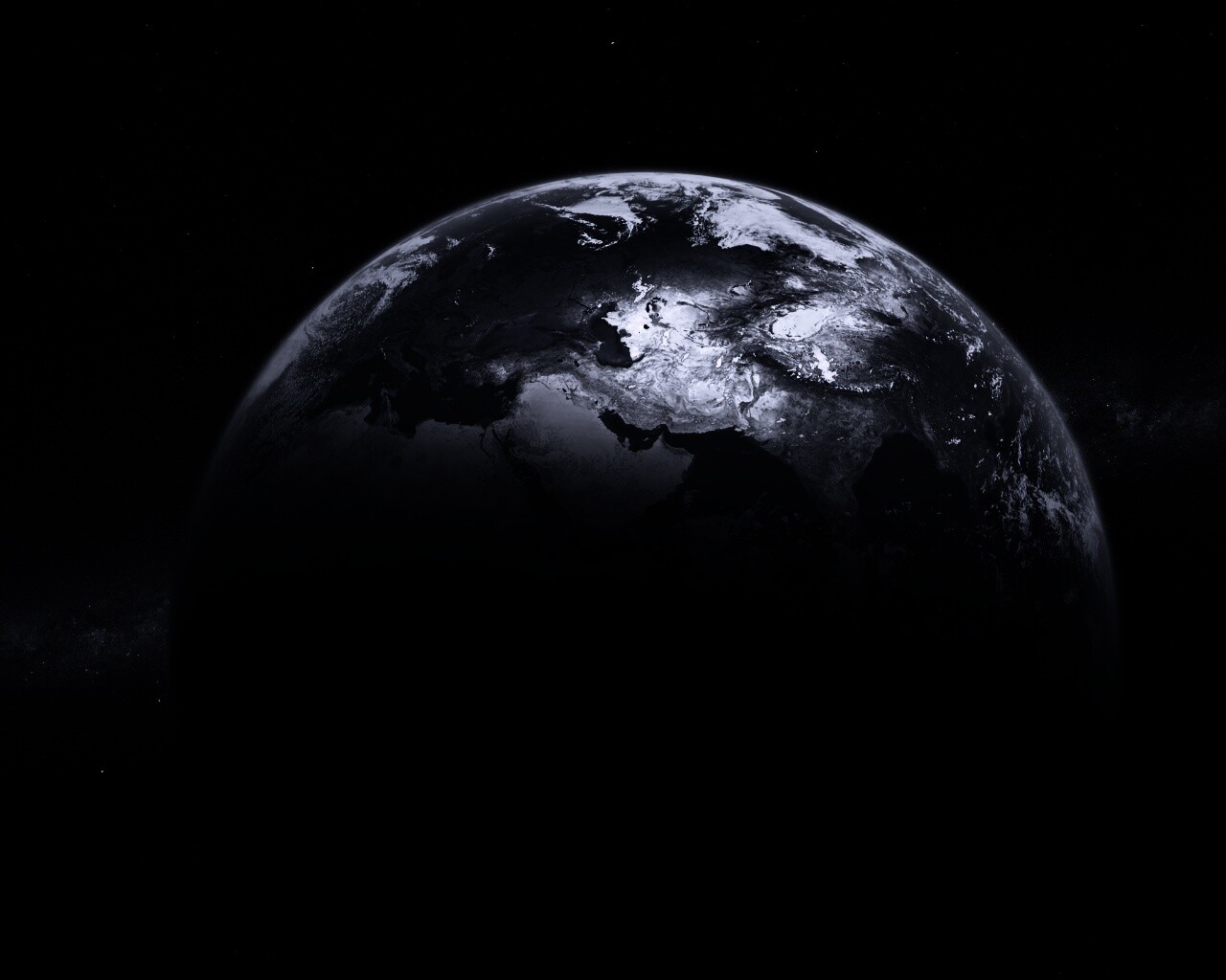 Северное полушарие Земли обои