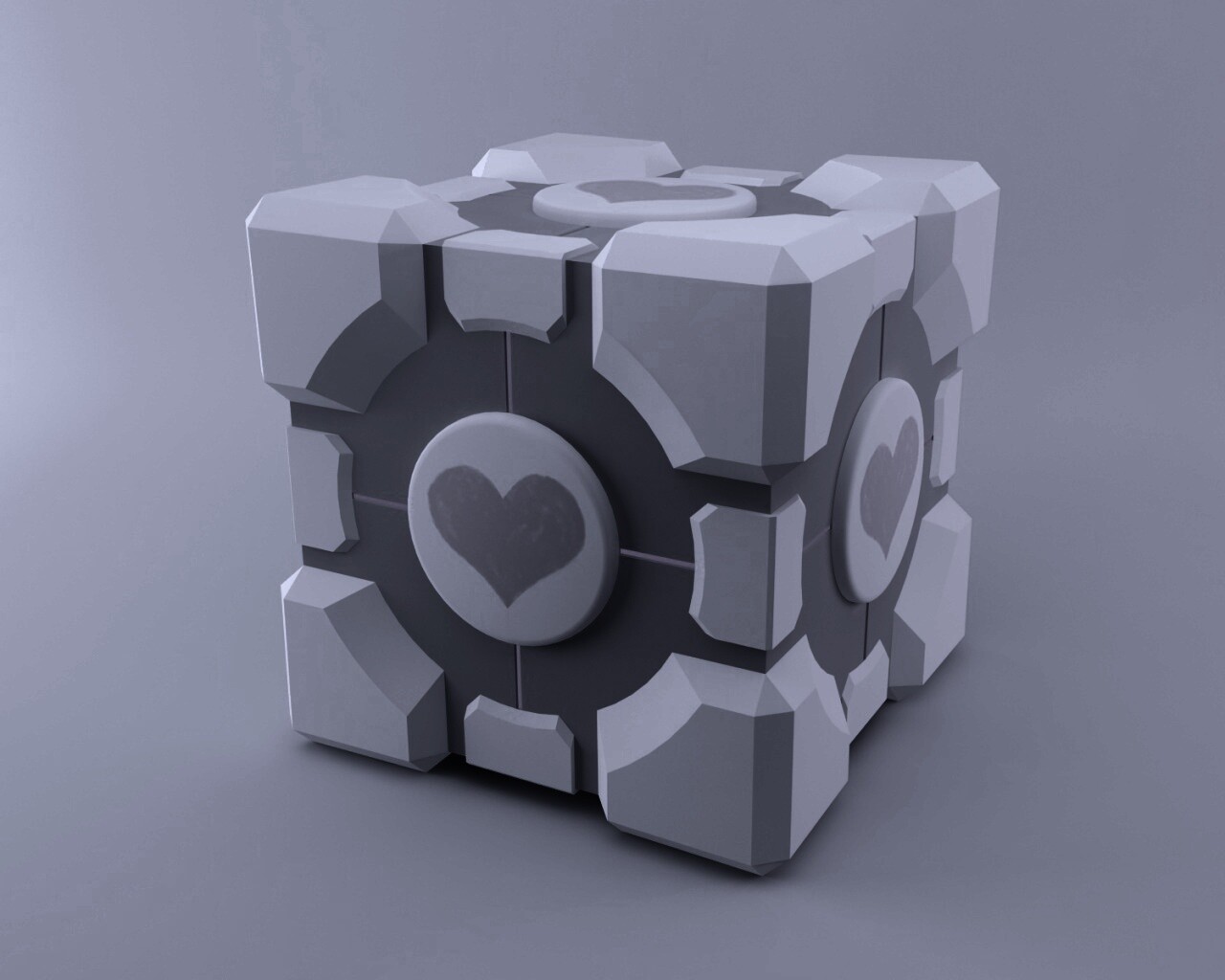 Взвешенный куб-компаньон обои