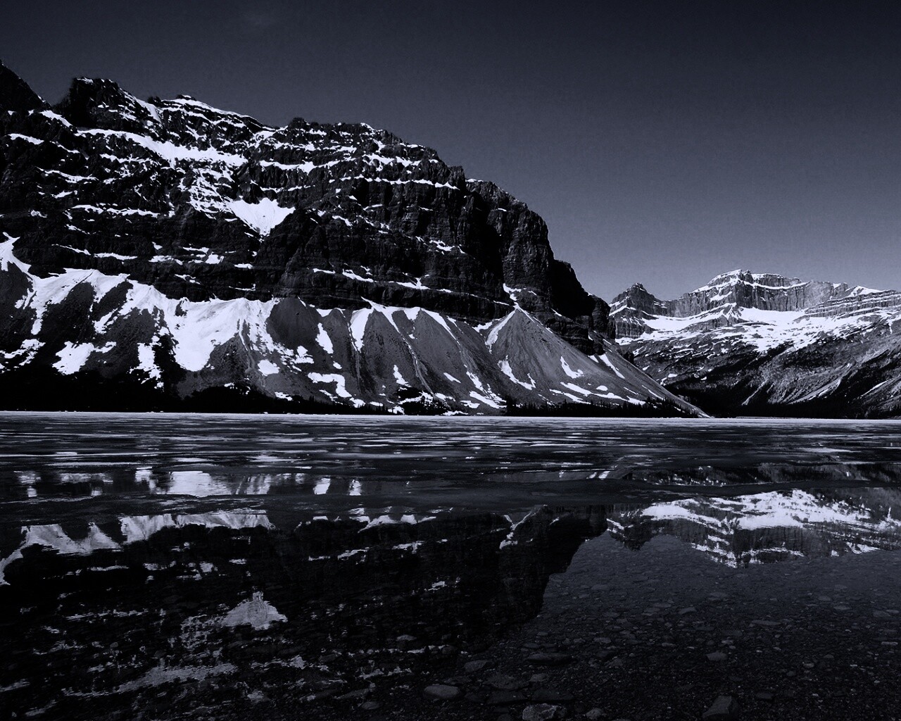 Снежные горы обои